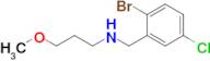 n-(2-Bromo-5-chlorobenzyl)-3-methoxypropan-1-amine