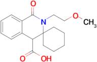 2'-(2-Methoxyethyl)-1'-oxo-1',4'-dihydro-2'h-spiro[cyclohexane-1,3'-isoquinoline]-4'-carboxylic ac…