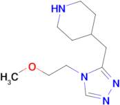 4-((4-(2-Methoxyethyl)-4h-1,2,4-triazol-3-yl)methyl)piperidine