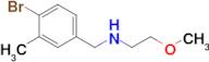 n-(4-Bromo-3-methylbenzyl)-2-methoxyethan-1-amine