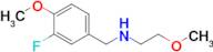 n-(3-Fluoro-4-methoxybenzyl)-2-methoxyethan-1-amine