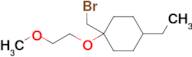 1-(Bromomethyl)-4-ethyl-1-(2-methoxyethoxy)cyclohexane