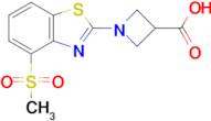 1-(4-(Methylsulfonyl)benzo[d]thiazol-2-yl)azetidine-3-carboxylic acid