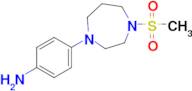 4-(4-(Methylsulfonyl)-1,4-diazepan-1-yl)aniline