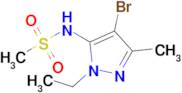 n-(4-Bromo-1-ethyl-3-methyl-1h-pyrazol-5-yl)methanesulfonamide