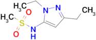 n-(1,3-Diethyl-1h-pyrazol-5-yl)methanesulfonamide