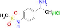 n-(4-(1-Aminoethyl)phenyl)methanesulfonamide hydrochloride