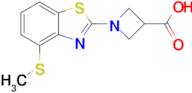 1-(4-(Methylthio)benzo[d]thiazol-2-yl)azetidine-3-carboxylic acid