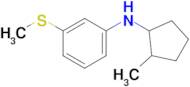 n-(2-Methylcyclopentyl)-3-(methylthio)aniline