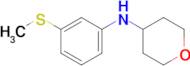 n-(3-(Methylthio)phenyl)tetrahydro-2h-pyran-4-amine