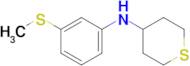 n-(3-(Methylthio)phenyl)tetrahydro-2h-thiopyran-4-amine