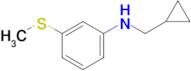 n-(Cyclopropylmethyl)-3-(methylthio)aniline