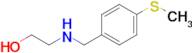 2-((4-(Methylthio)benzyl)amino)ethan-1-ol