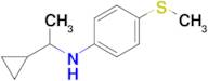 n-(1-Cyclopropylethyl)-4-(methylthio)aniline