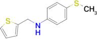 4-(Methylthio)-N-(thiophen-2-ylmethyl)aniline