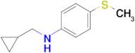 n-(Cyclopropylmethyl)-4-(methylthio)aniline