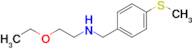 2-Ethoxy-N-(4-(methylthio)benzyl)ethan-1-amine