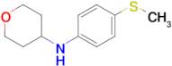 n-(4-(Methylthio)phenyl)tetrahydro-2h-pyran-4-amine