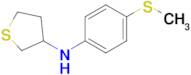 n-(4-(Methylthio)phenyl)tetrahydrothiophen-3-amine