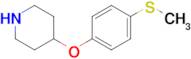 4-(4-(Methylthio)phenoxy)piperidine