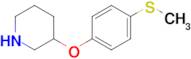 3-(4-(Methylthio)phenoxy)piperidine