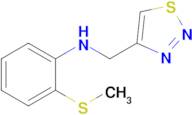 n-((1,2,3-Thiadiazol-4-yl)methyl)-2-(methylthio)aniline