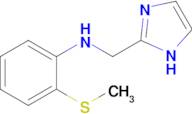 n-((1h-Imidazol-2-yl)methyl)-2-(methylthio)aniline