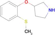 3-(2-(Methylthio)phenoxy)pyrrolidine