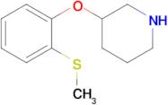 3-(2-(Methylthio)phenoxy)piperidine