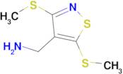 (3,5-Bis(methylthio)isothiazol-4-yl)methanamine