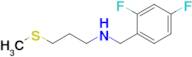 n-(2,4-Difluorobenzyl)-3-(methylthio)propan-1-amine