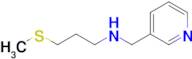 3-(Methylthio)-N-(pyridin-3-ylmethyl)propan-1-amine