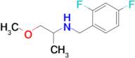 n-(2,4-Difluorobenzyl)-1-methoxypropan-2-amine