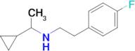 1-Cyclopropyl-N-(4-fluorophenethyl)ethan-1-amine