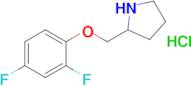 2-((2,4-Difluorophenoxy)methyl)pyrrolidine hydrochloride