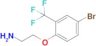 2-(4-Bromo-2-(trifluoromethyl)phenoxy)ethan-1-amine