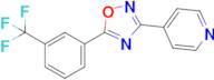 3-(Pyridin-4-yl)-5-(3-(trifluoromethyl)phenyl)-1,2,4-oxadiazole