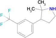 2,2-Dimethyl-3-(3-(trifluoromethyl)phenyl)pyrrolidine