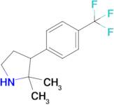 2,2-Dimethyl-3-(4-(trifluoromethyl)phenyl)pyrrolidine