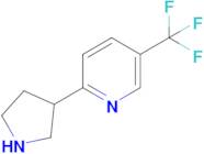 2-(Pyrrolidin-3-yl)-5-(trifluoromethyl)pyridine