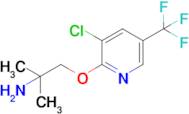 1-((3-Chloro-5-(trifluoromethyl)pyridin-2-yl)oxy)-2-methylpropan-2-amine