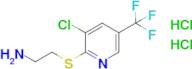 2-((3-Chloro-5-(trifluoromethyl)pyridin-2-yl)thio)ethan-1-amine dihydrochloride