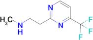 n-Methyl-2-(4-(trifluoromethyl)pyrimidin-2-yl)ethan-1-amine