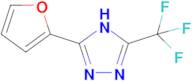 3-(Furan-2-yl)-5-(trifluoromethyl)-4h-1,2,4-triazole