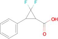 2,2-Difluoro-3-phenylcyclopropane-1-carboxylic acid