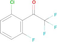 1-(2-Chloro-6-fluorophenyl)-2,2,2-trifluoroethan-1-one