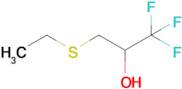 3-(Ethylthio)-1,1,1-trifluoropropan-2-ol