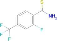 2-Fluoro-4-(trifluoromethyl)benzothioamide