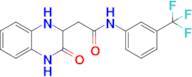 2-(3-Oxo-1,2,3,4-tetrahydroquinoxalin-2-yl)-N-(3-(trifluoromethyl)phenyl)acetamide