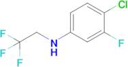 4-Chloro-3-fluoro-N-(2,2,2-trifluoroethyl)aniline